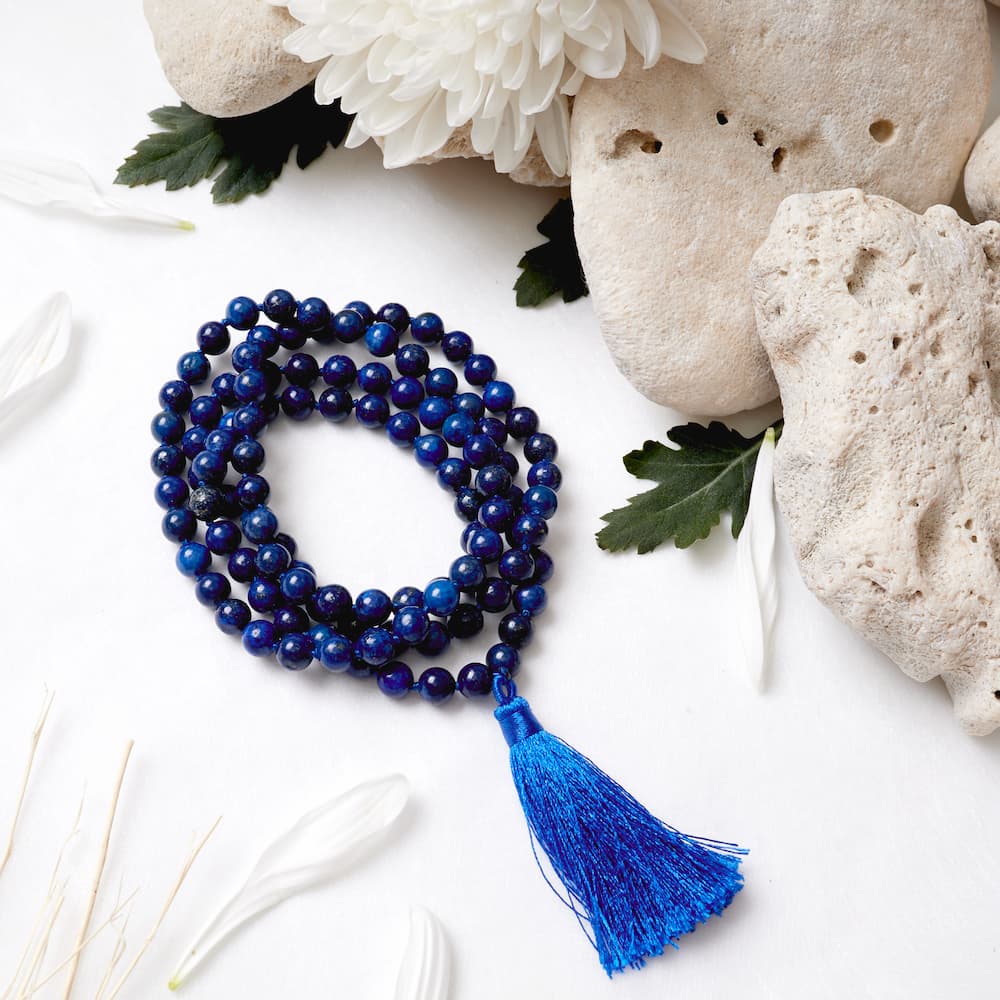 Lapislazuli-Mala – Weisheit und Inspiration