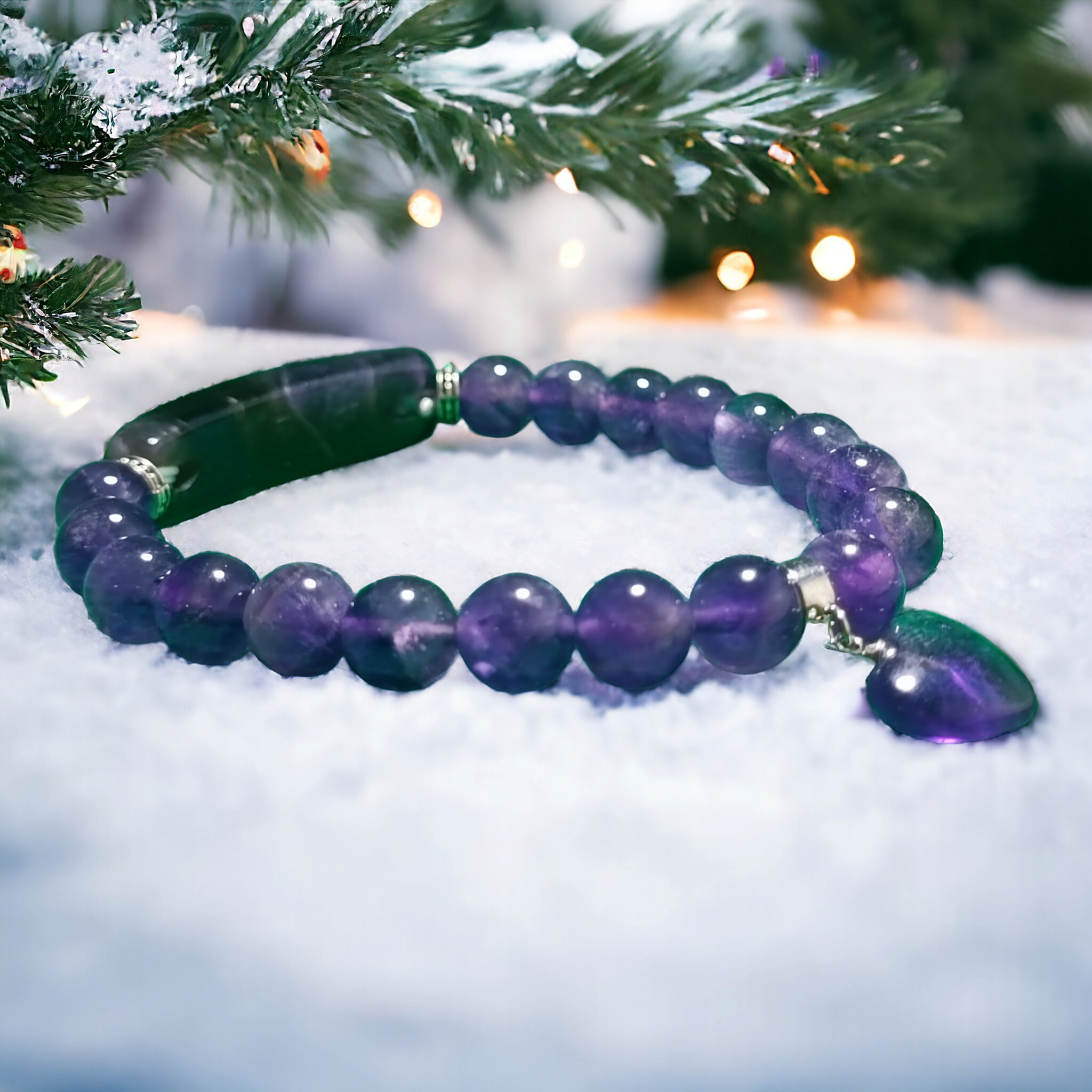 Lila Gelassenheit – Amethyst-Armband